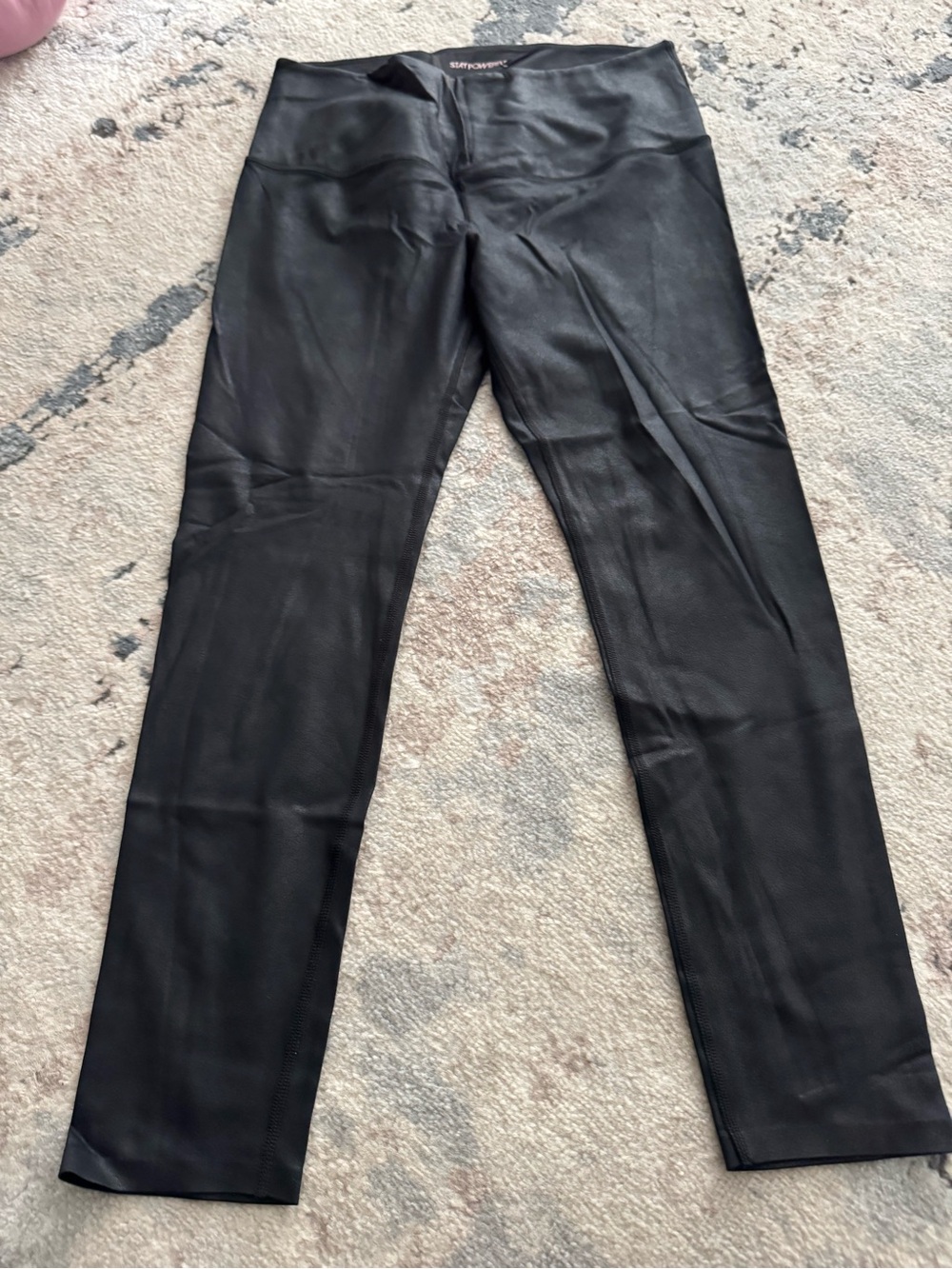 CALIA by Carrie Underwood Black Faux Leather Leggings